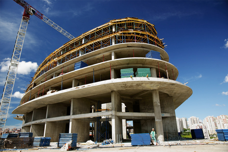 Skilled nursing building under construction
